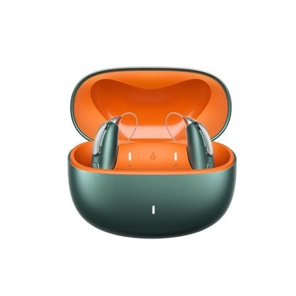 Emerald Black Real Extra OTC Bluetooth Hearing Aids with Advanced AI & Superior Clarity